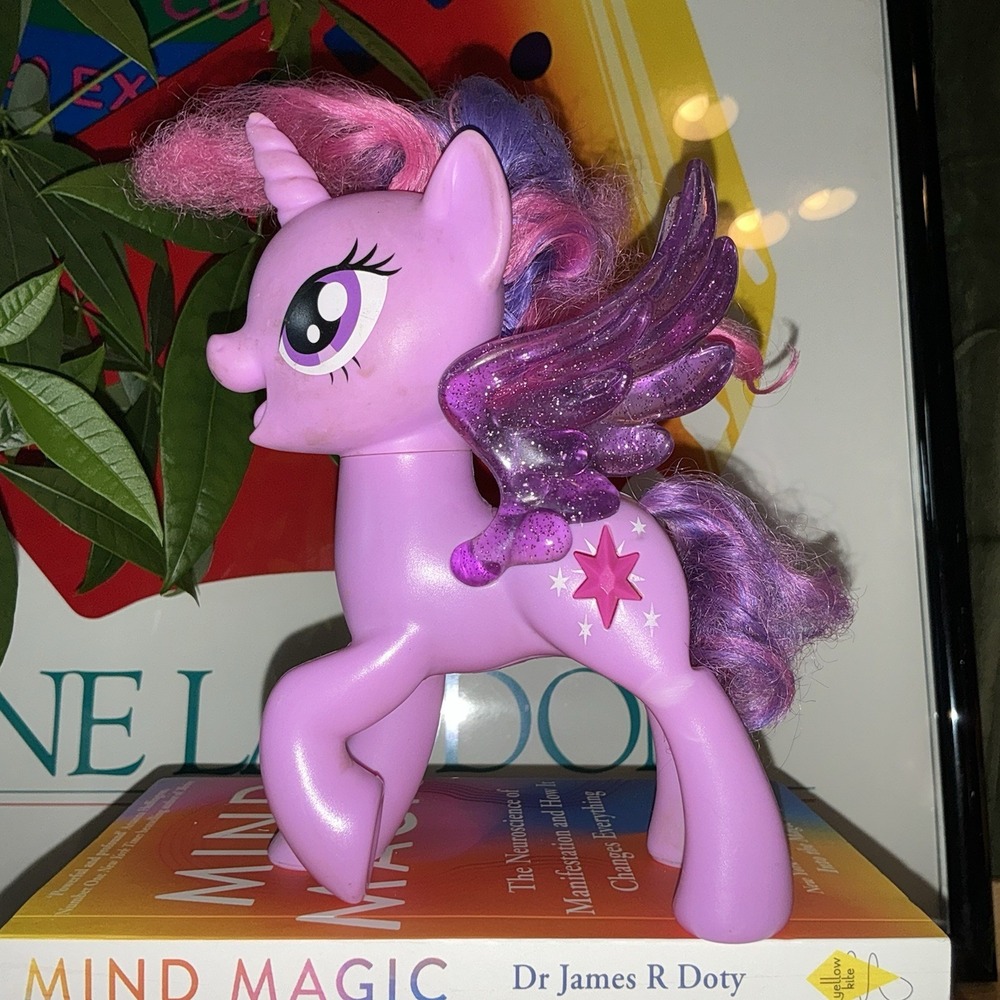 My Little Pony PRINCESS TWILIGHT SPARKLE Talking Singing 7" Unicorn Works! MLP